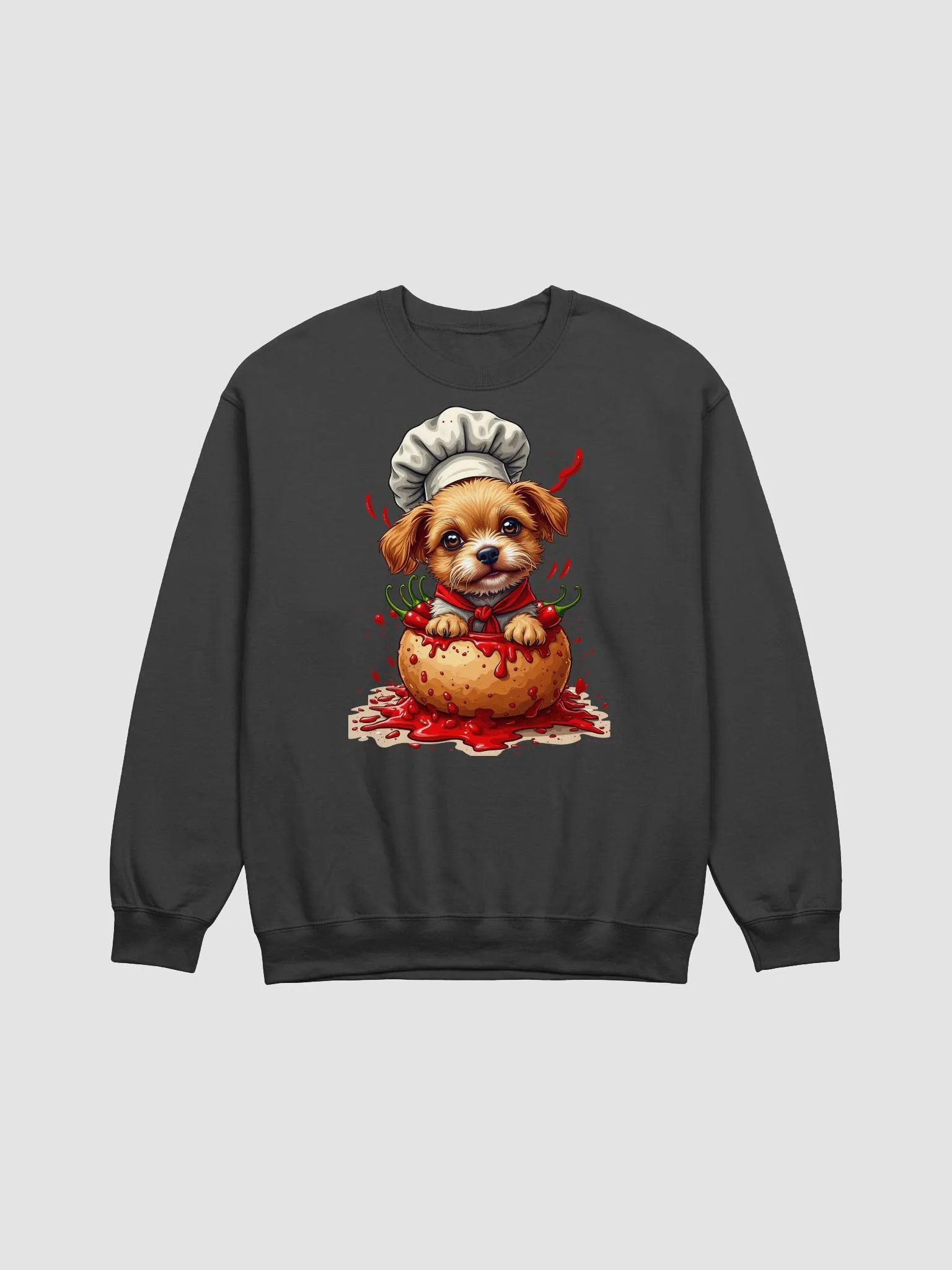 Chef Cilli Dog Crewneck Sweatshirt product image (9)