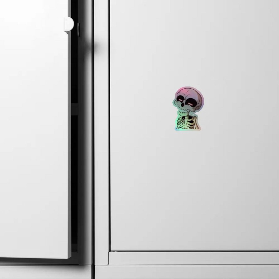Funny Bones Holographic sticker product image (6)