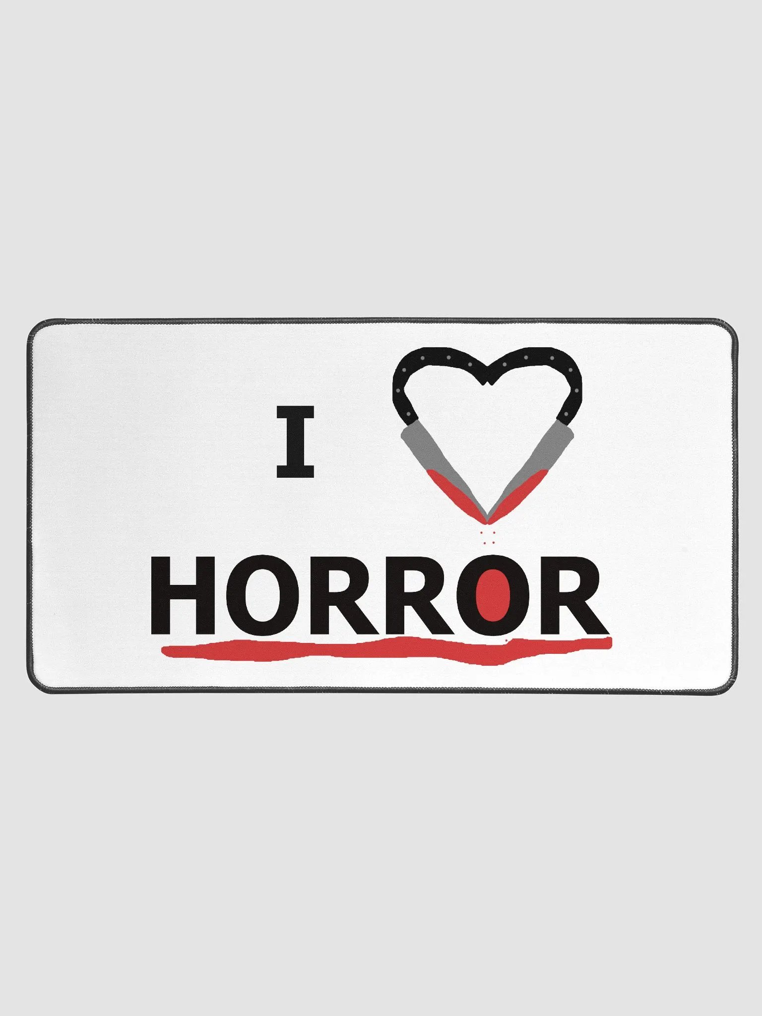 I Heart Horror Desk Mat product image (1)