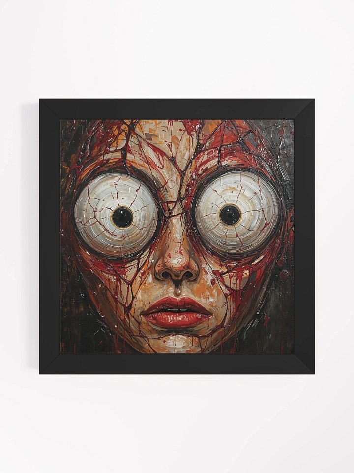 The Moment Before the Scream Framed Print product image (1)