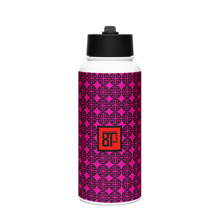 8T Sips Prosperity Stainless Steel Water Bottle product image (1)