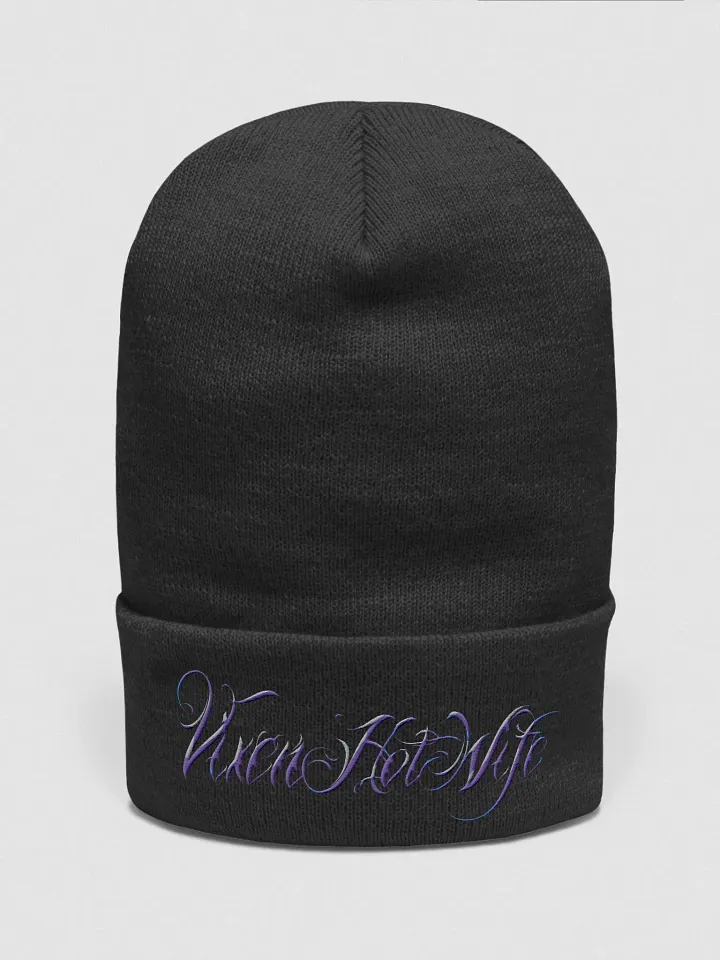 Vixen Hotwife embroidered cuffed beanie product image (2)