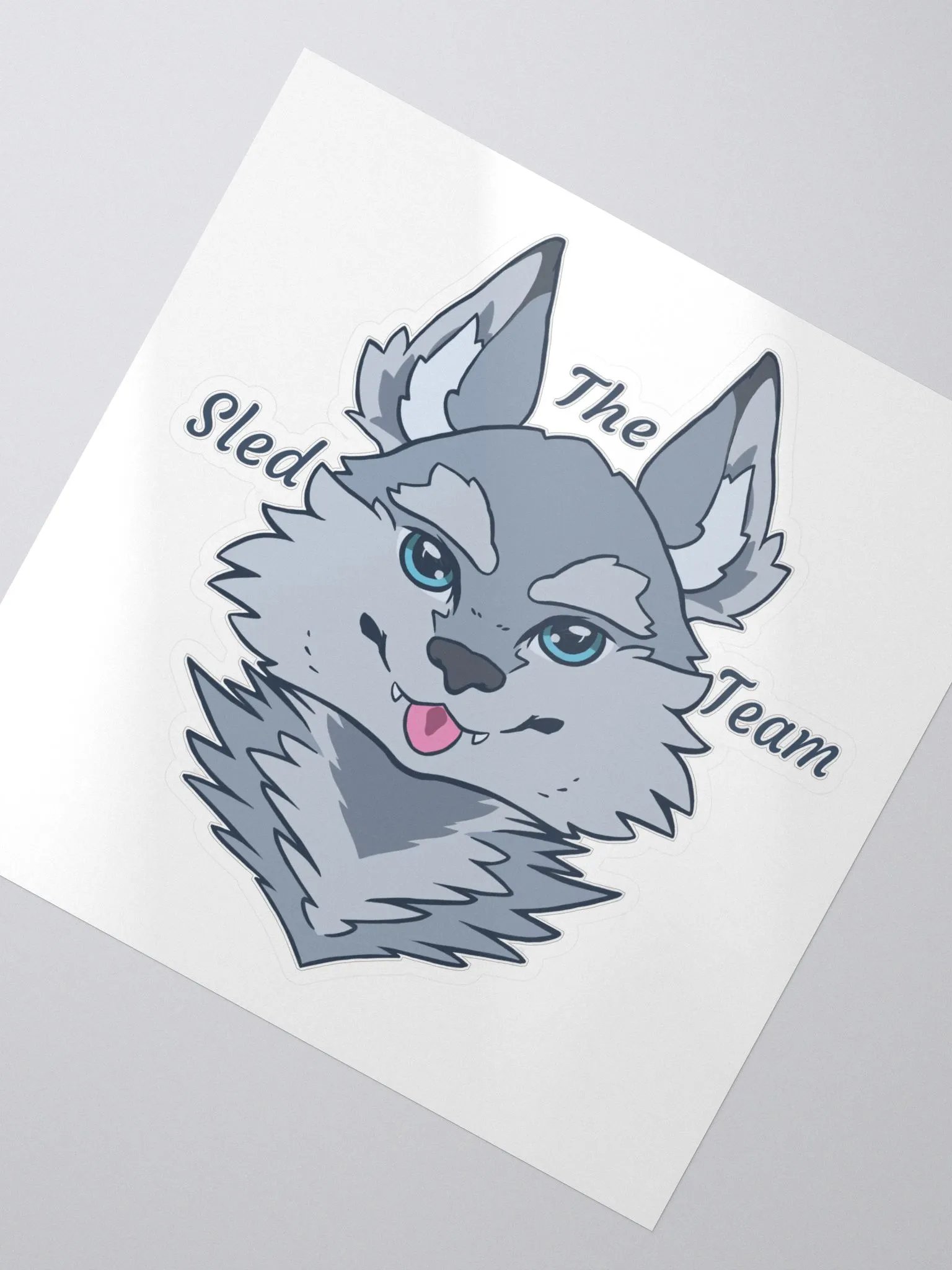 The Sled Team Sticker product image (2)