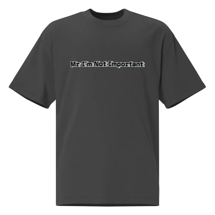 Premium Oversized Faded T-Shirt - Mr I'm Not Important product image (1)