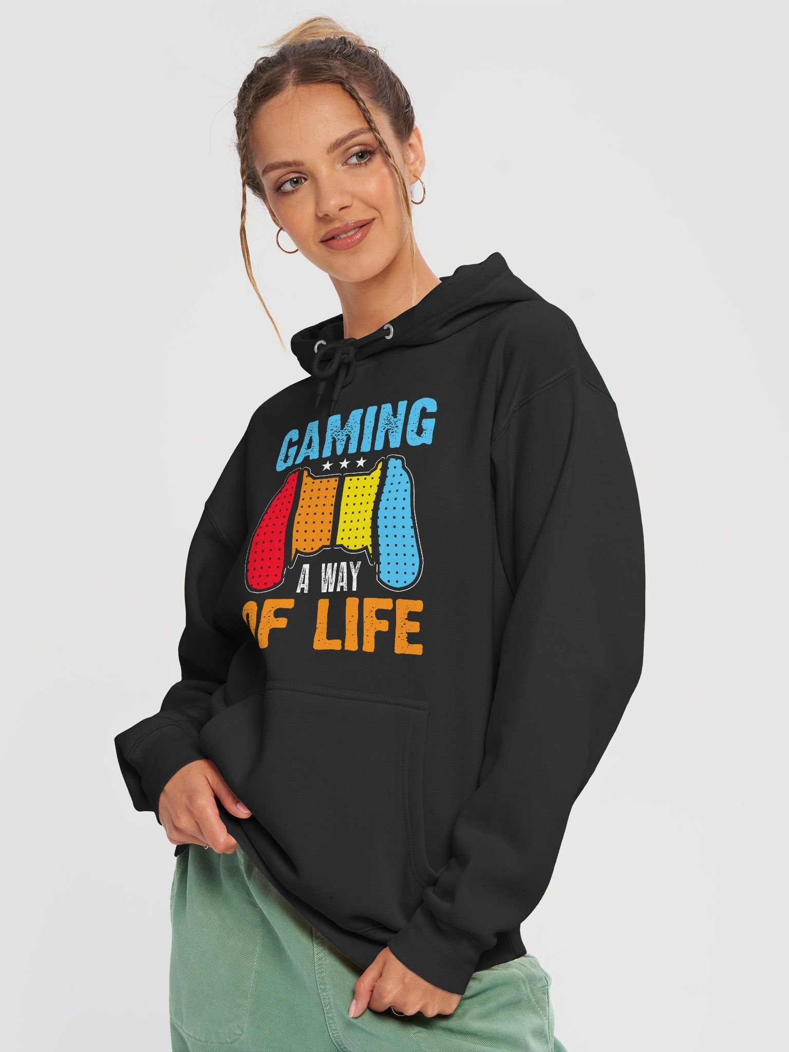 Gaming of Life Graphic Hoodie product image (14)