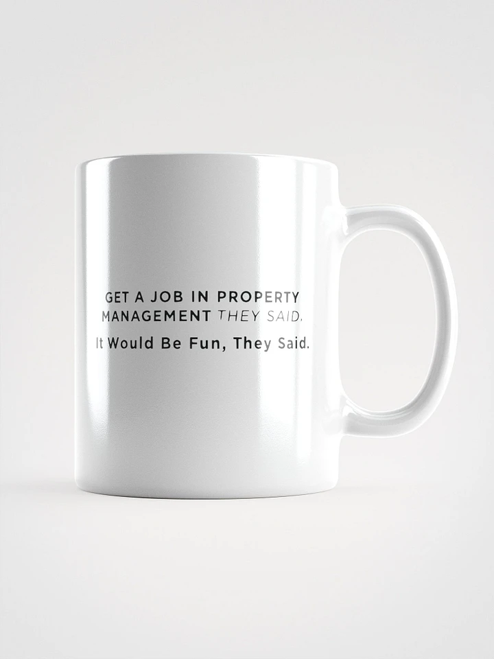 Get a Job In Property Management They Said - Mug product image (2)