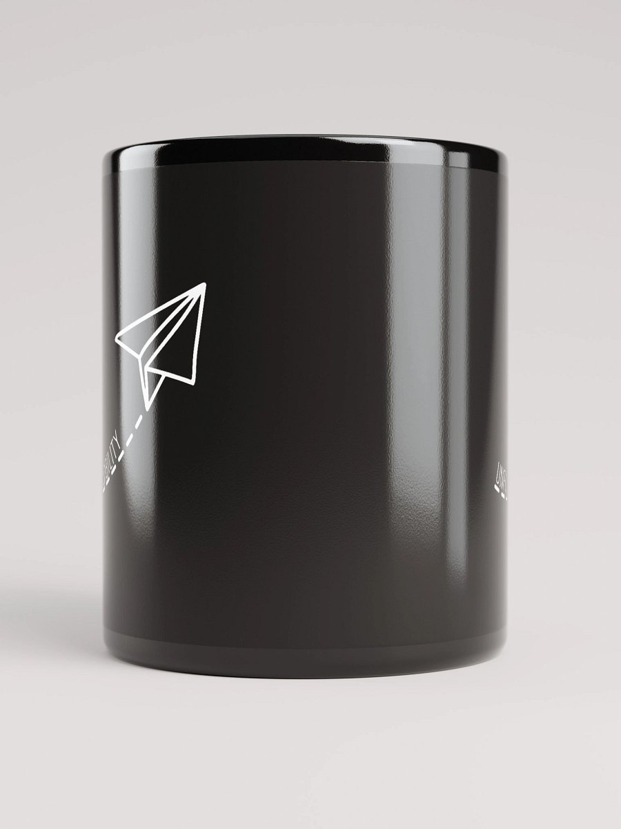 Unfold Possibility Black Glossy Mug product image (5)