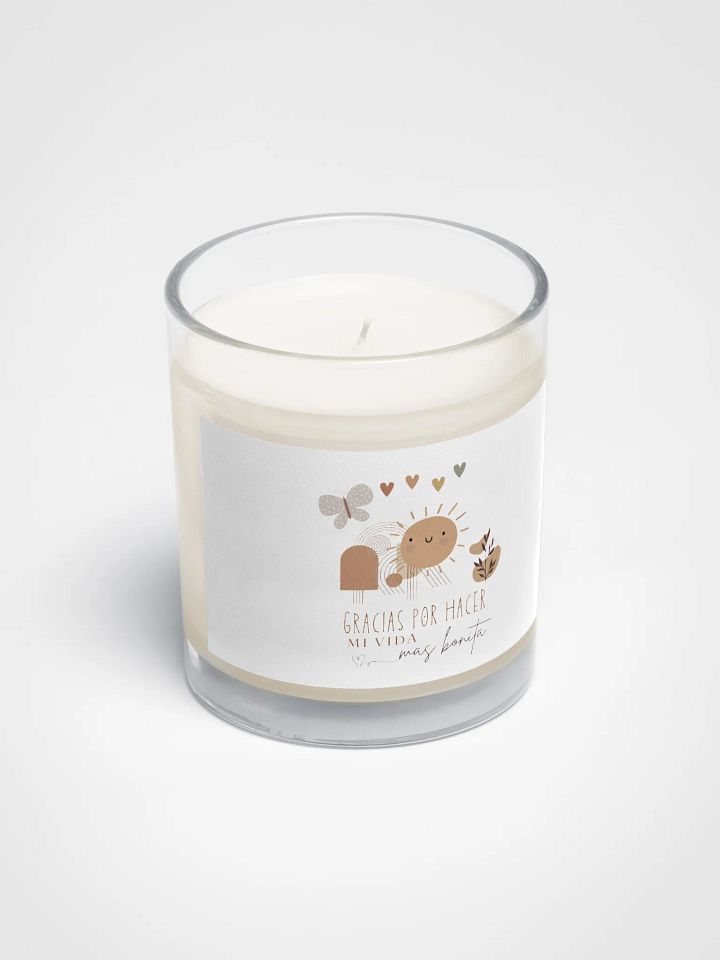 Boho Gracias por hacer mi vida más bonita Design Candle product image (2)
