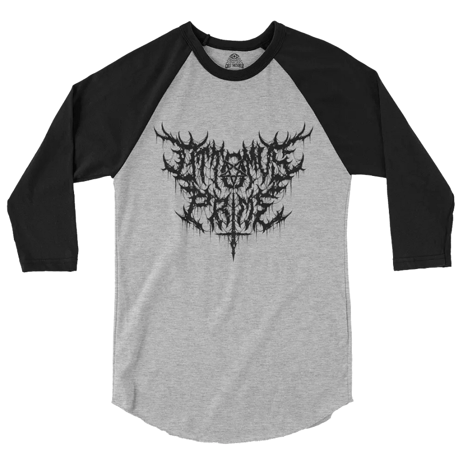 Ottomus Prime Metal Logo Baseball Tee (Black Logo) product image (2)
