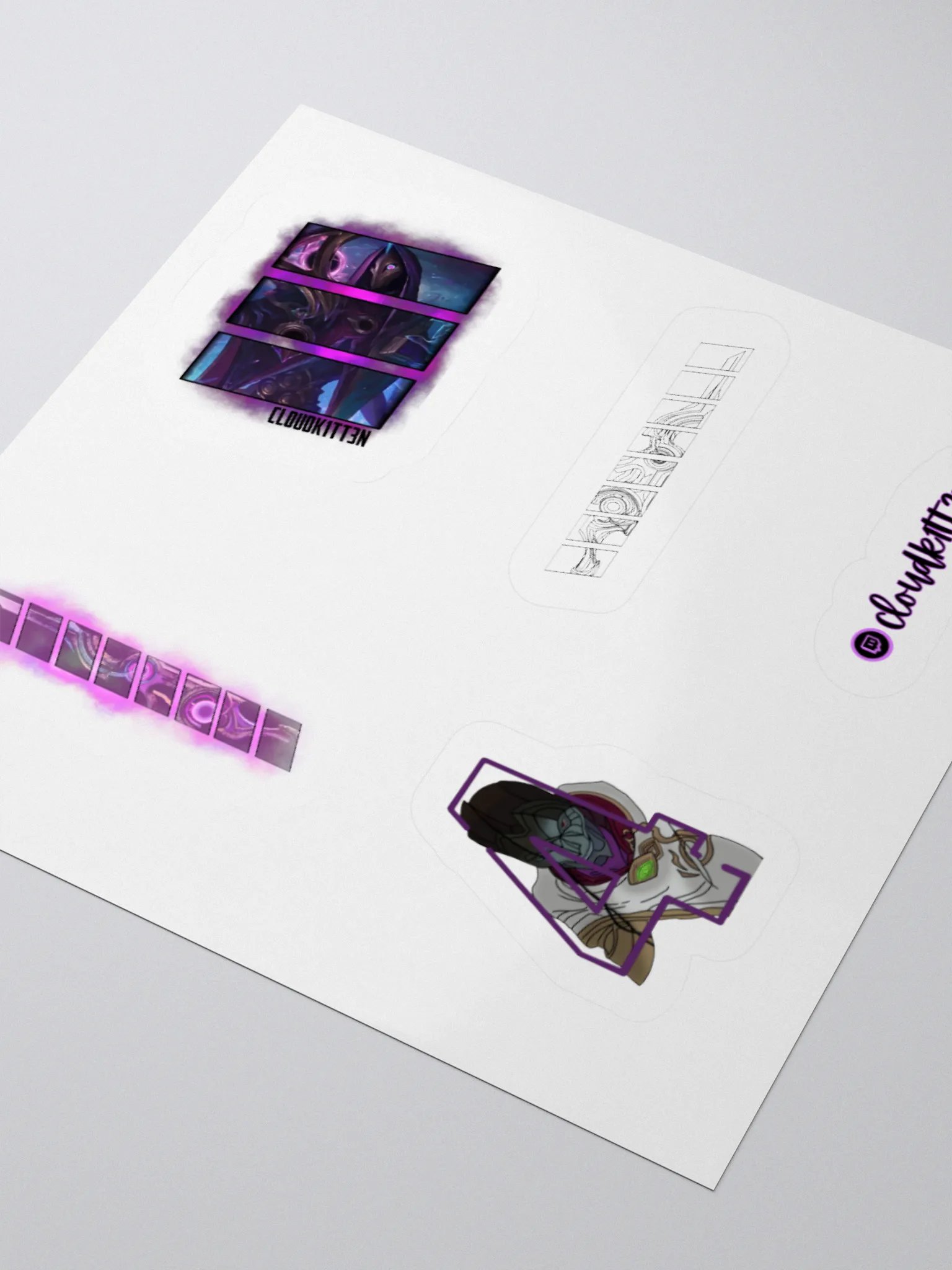 Jhin Sticker Sheet product image (3)