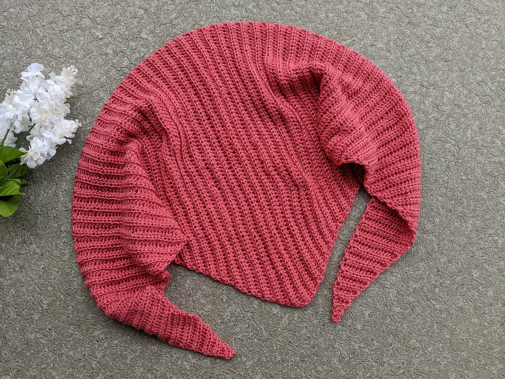 Crochet Triangular Shawl Pattern product image (8)