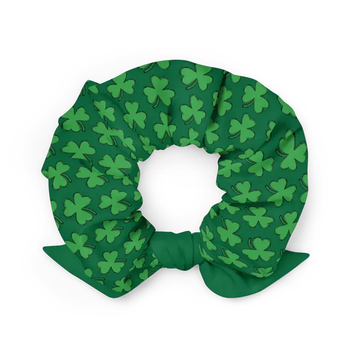 St Patrick's Day Shamrock Scrunchie ☘️ product image (2)