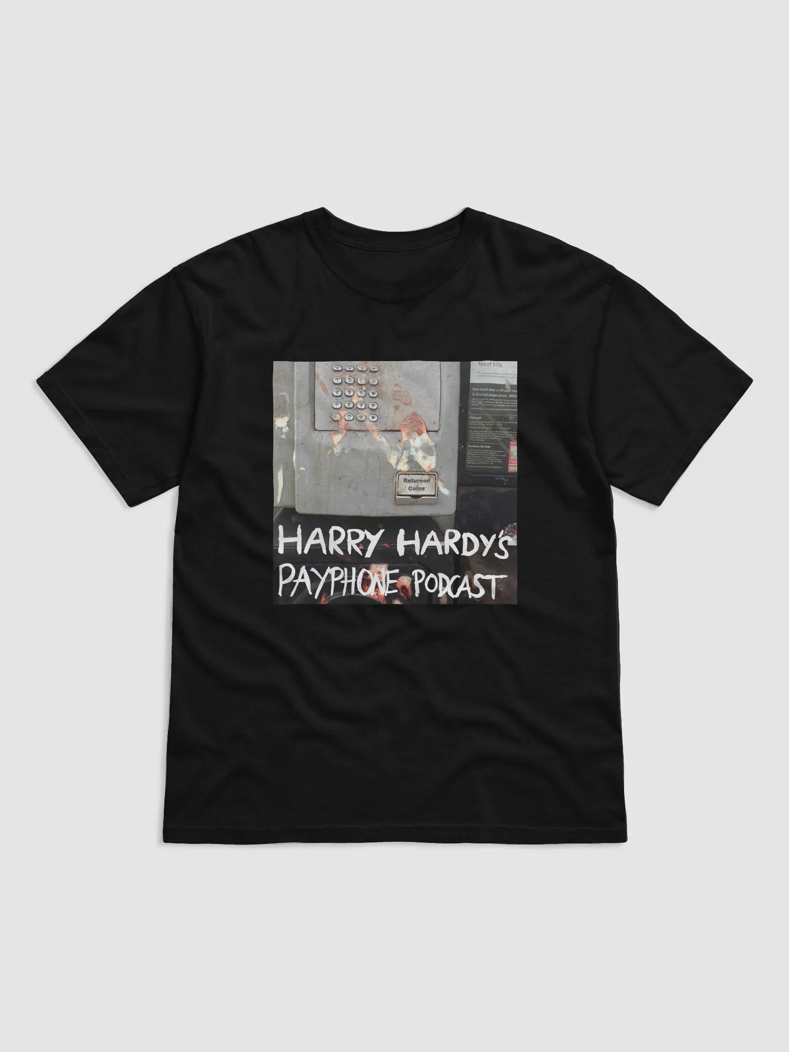 payphone podcast tshirt product image (1)