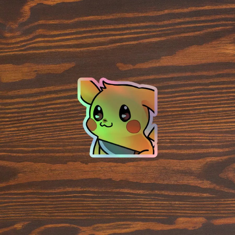 Sparkling Pikachu Holographic Sticker Set product image (5)