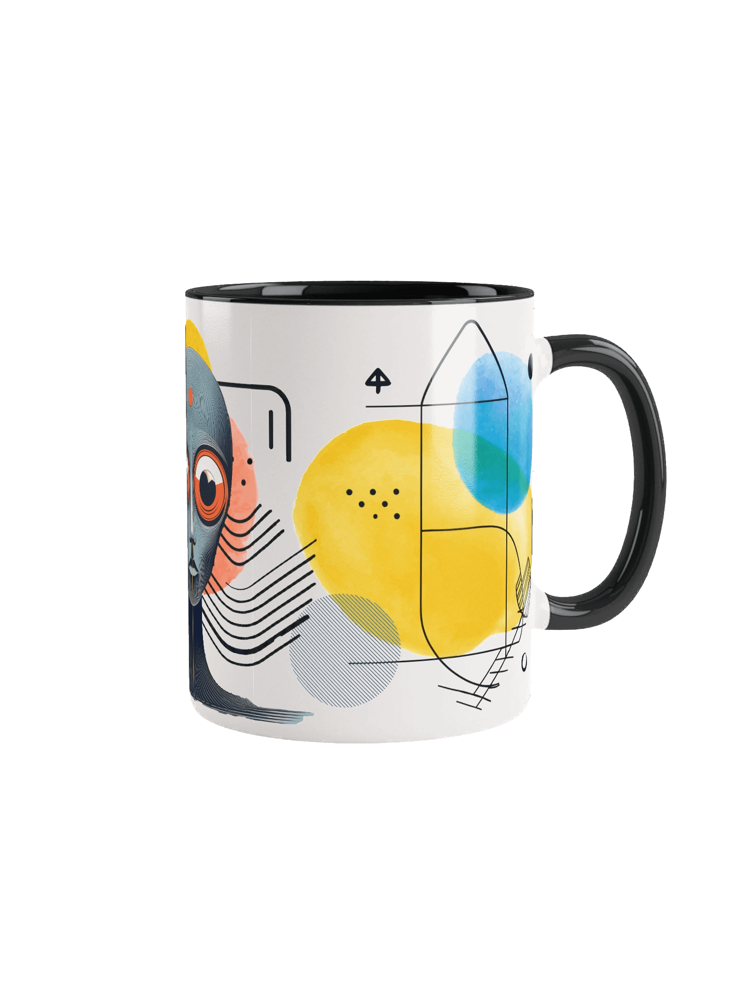 Abstract Art Coffee Mug: STARE INTO YOUR SOUL product image (3)