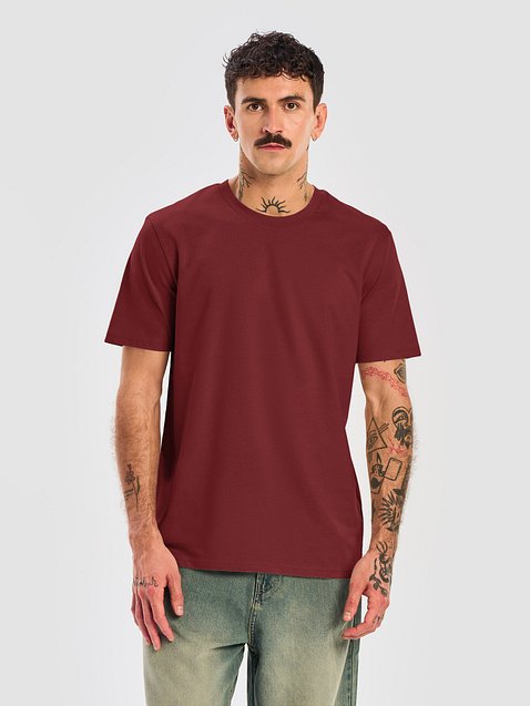 Photo showing Stanley/Stella Unisex Organic Ribbed Neck T-Shirt