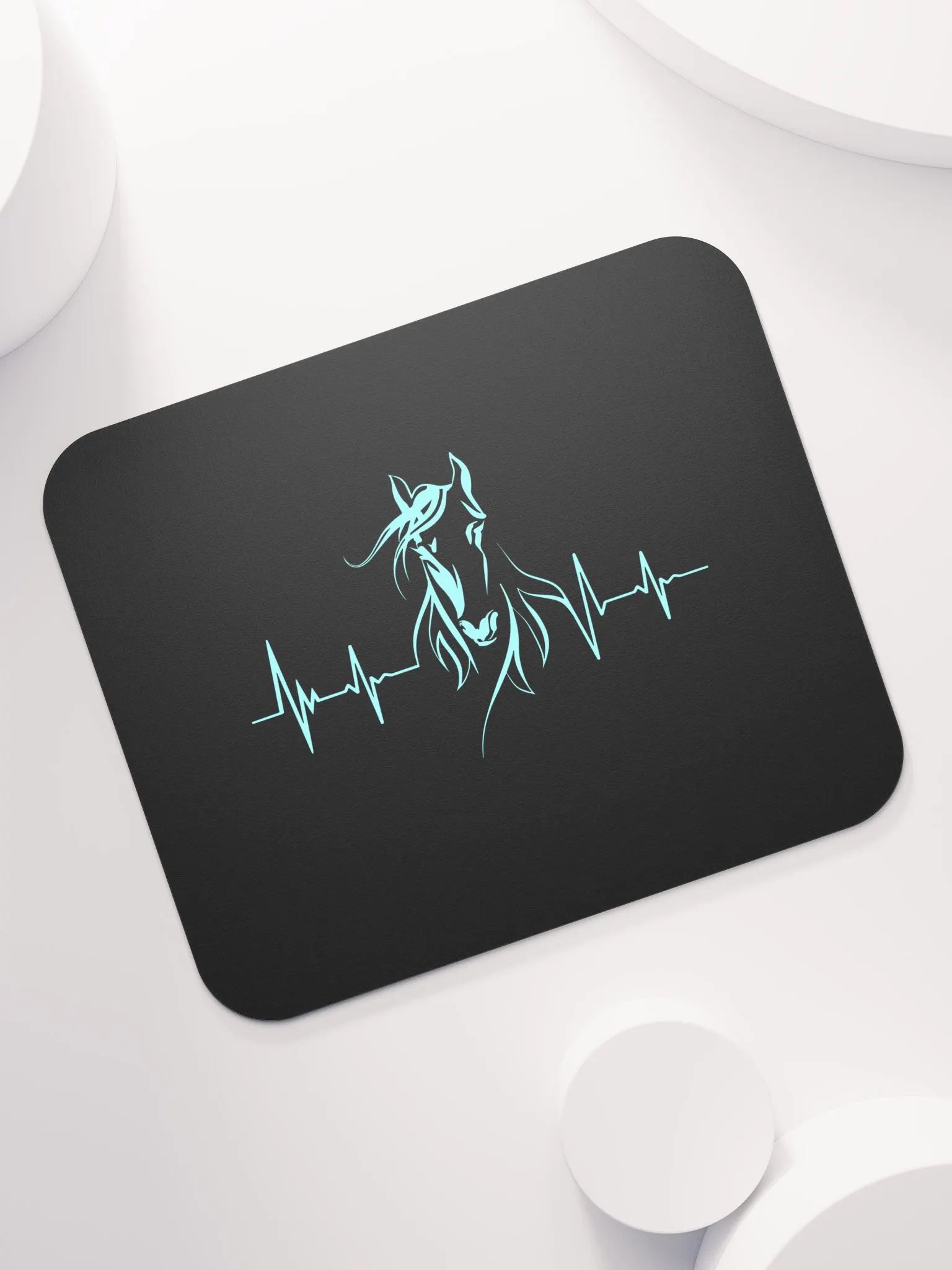 Horse Heartbeat Mouse Pad product image (7)