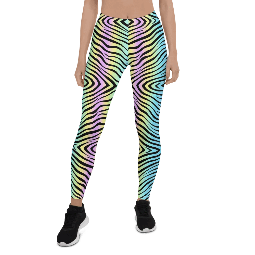 Leopard Rainbow Leggings product image (1)