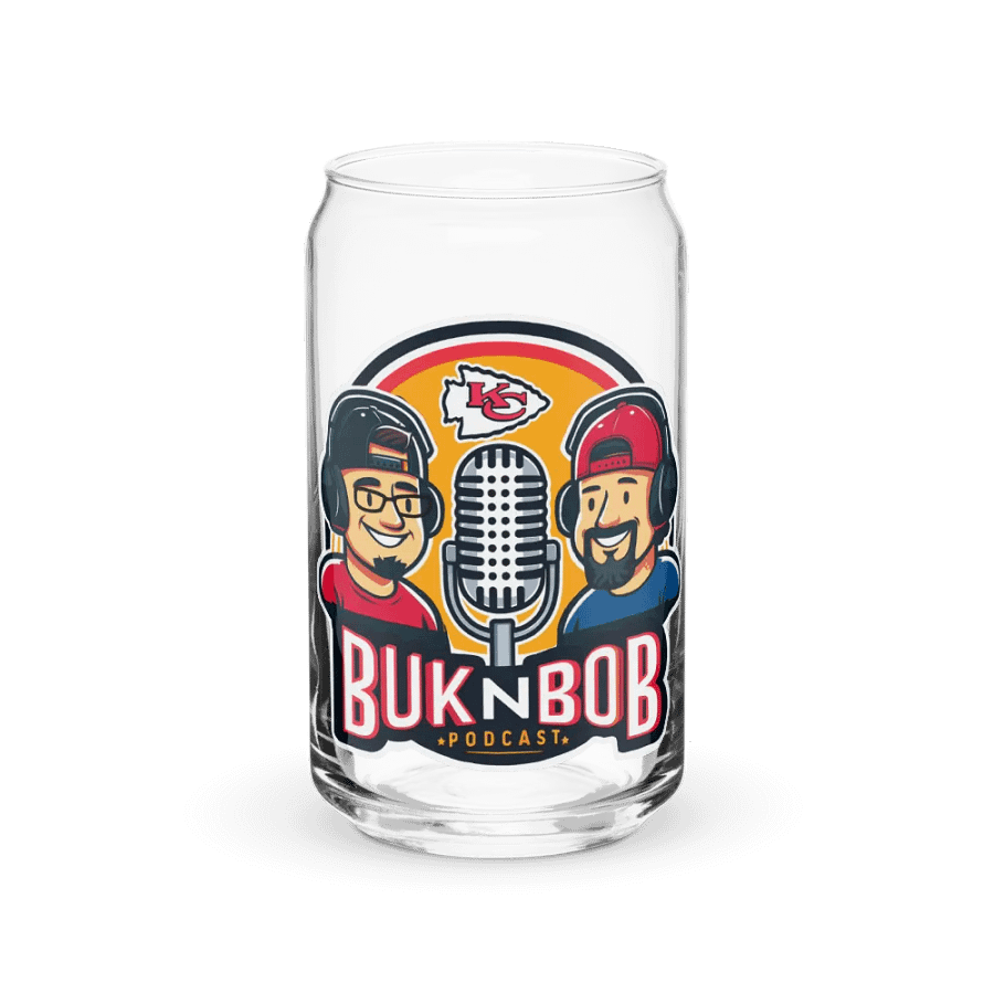 Buk N Bob Podcast Can-Shaped Glass product image (2)