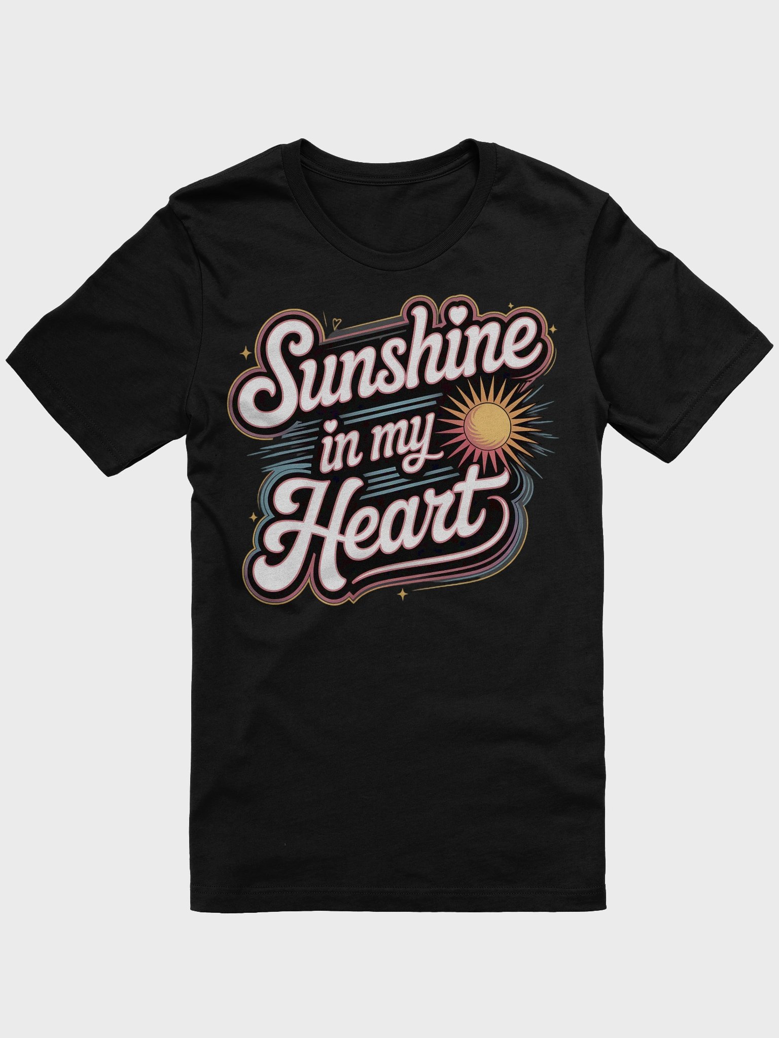 Radiant Sunshine Heart T-Shirt product image (4)
