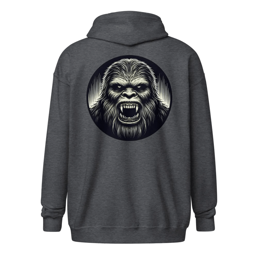 ANGRY BIGFOOT FACE ZIP HOODIE product image (6)