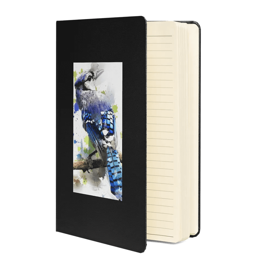 Vibrant Blue Jay Hardcover Notebook product image (6)