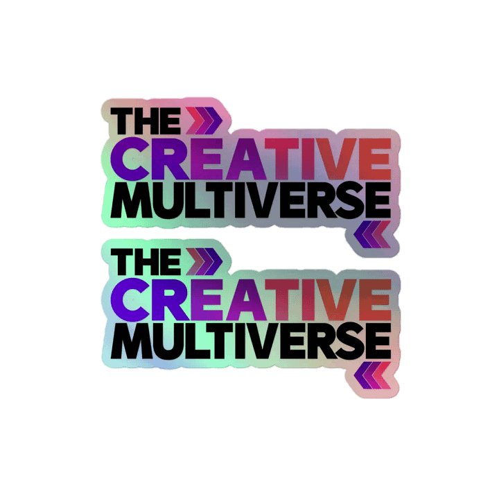 The Creative Multiverse Holofoil Sticker product image (2)