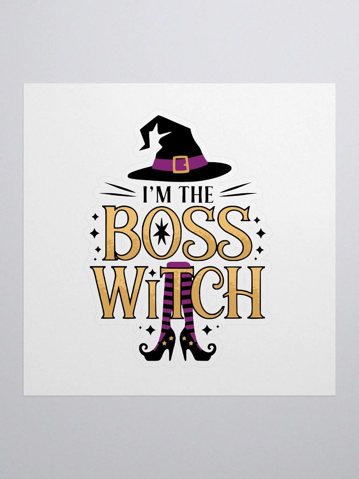 Boss Witch Sticker Set product image (1)
