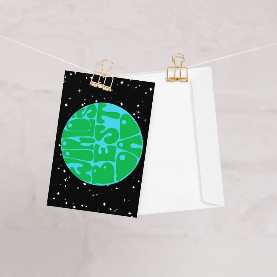 World's Best Dad landscape greetings card product image (10)