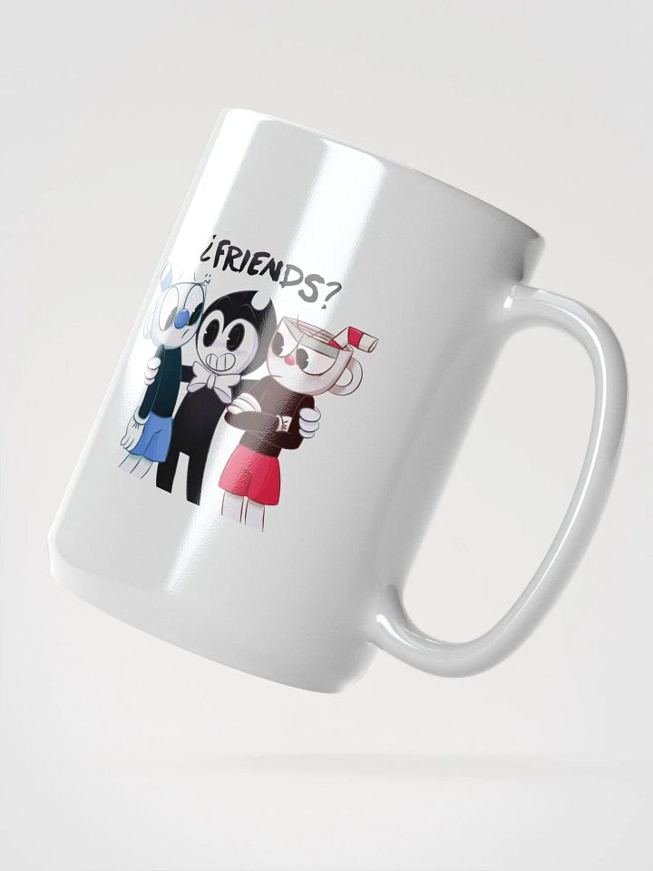 Indie Gamer Mug "¿Friends?" (Cuphead x Bendy) product image (2)