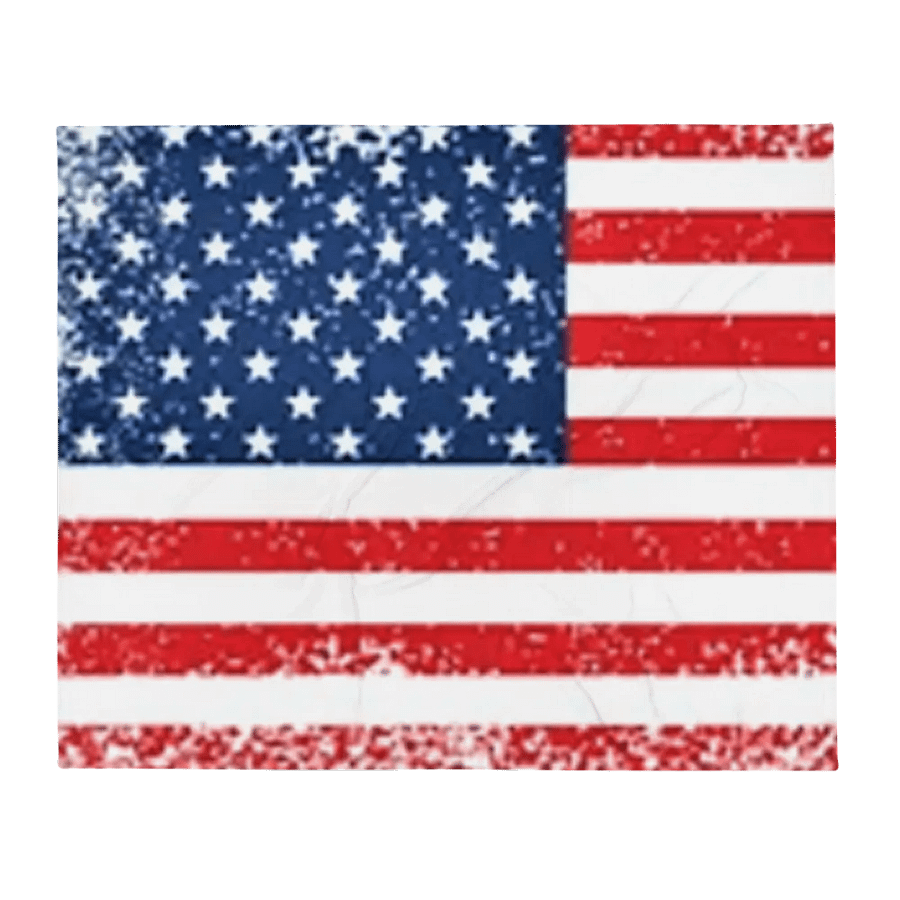 "U.S." Stars & Stripes Throw Blanket product image (2)