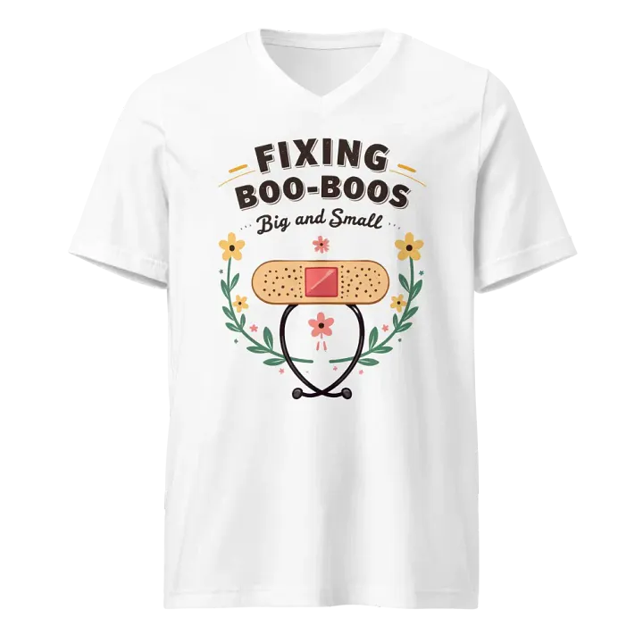 Healing Floral V-Neck Tee product image (1)