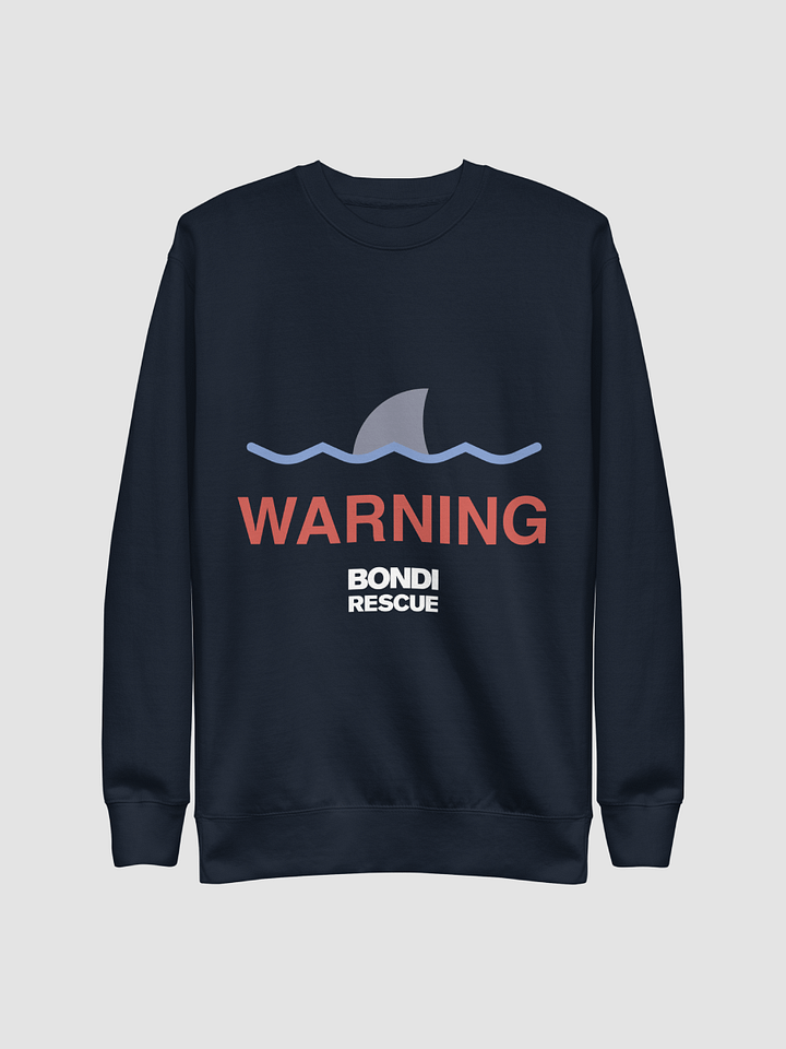 Classic Bondi Rescue Shark Warning Unisex Premium Sweatshirt product image (1)