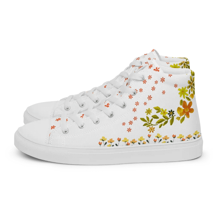 Floral Pixel Fusion High Tops product image (1)
