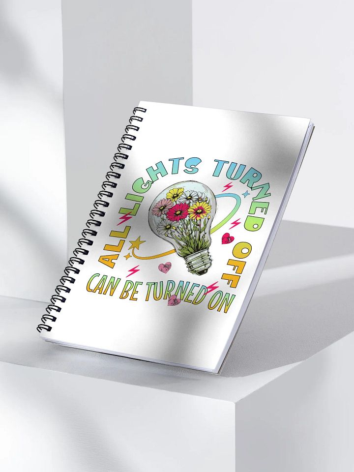 All Lights Turned Off Illuminate Your Ideas Notebook product image (2)