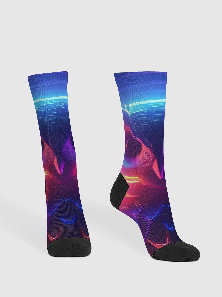 Neon Owl Sustainable Crew Socks product image (2)