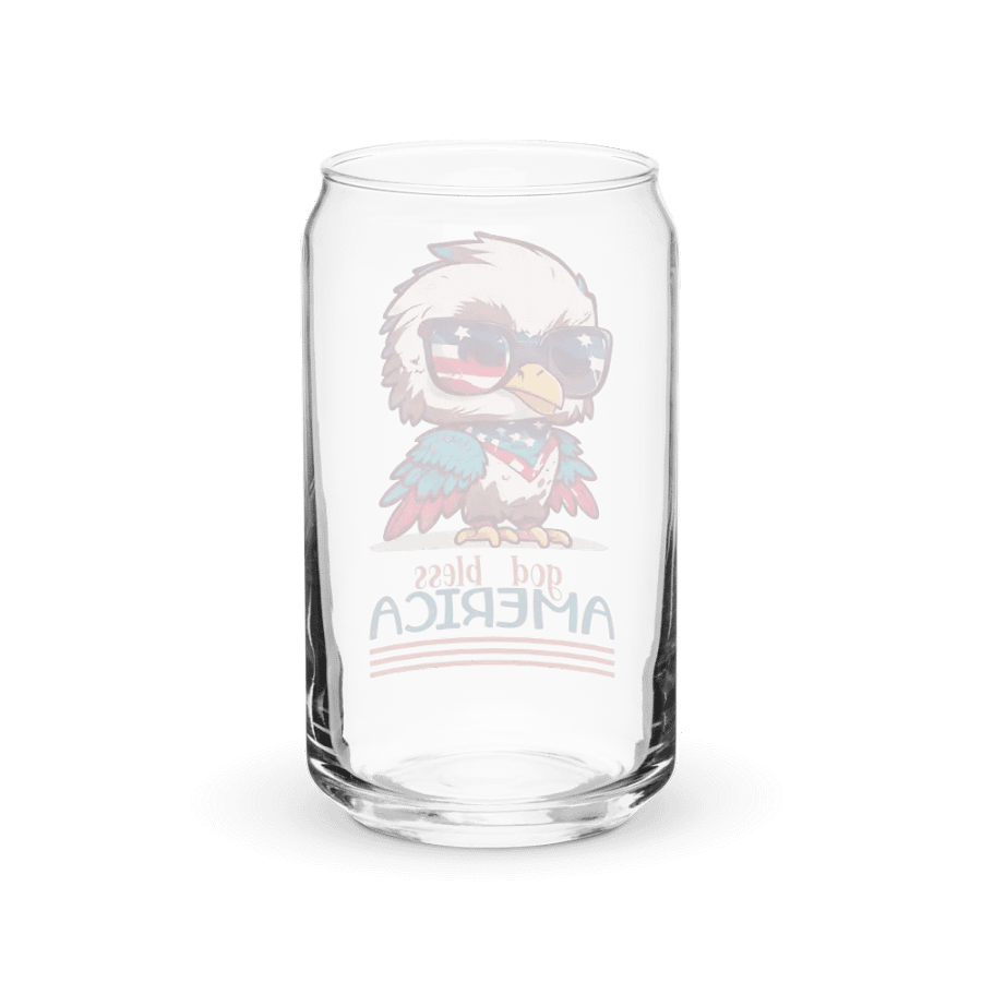 Patriotic Eagle Can-Shaped Glass product image (38)