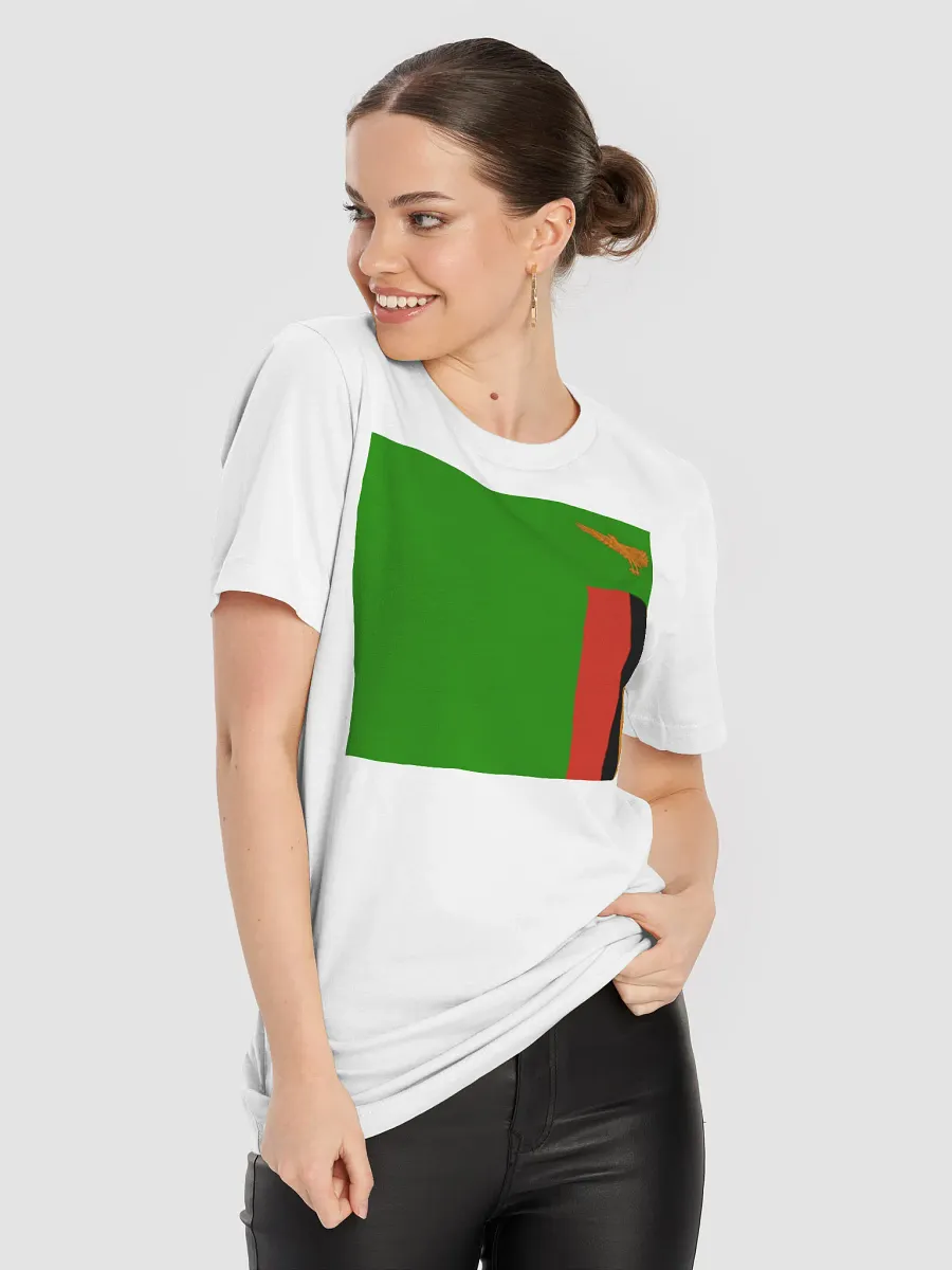 Exclusive Graphic Grove Supersoft Unisex Zambian Flag T-Shirt product image (92)