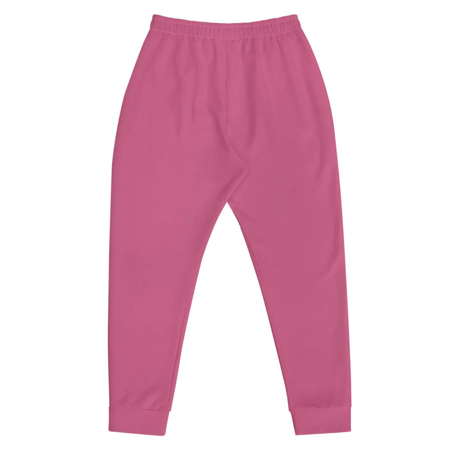 Plain Muted Blush Pink True Summer Recycled Polyester Premium Men's Joggers by Treasure Pie product image (5)
