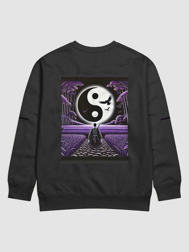 Purple Japanese Text Unisex Sweatshirt product image (2)