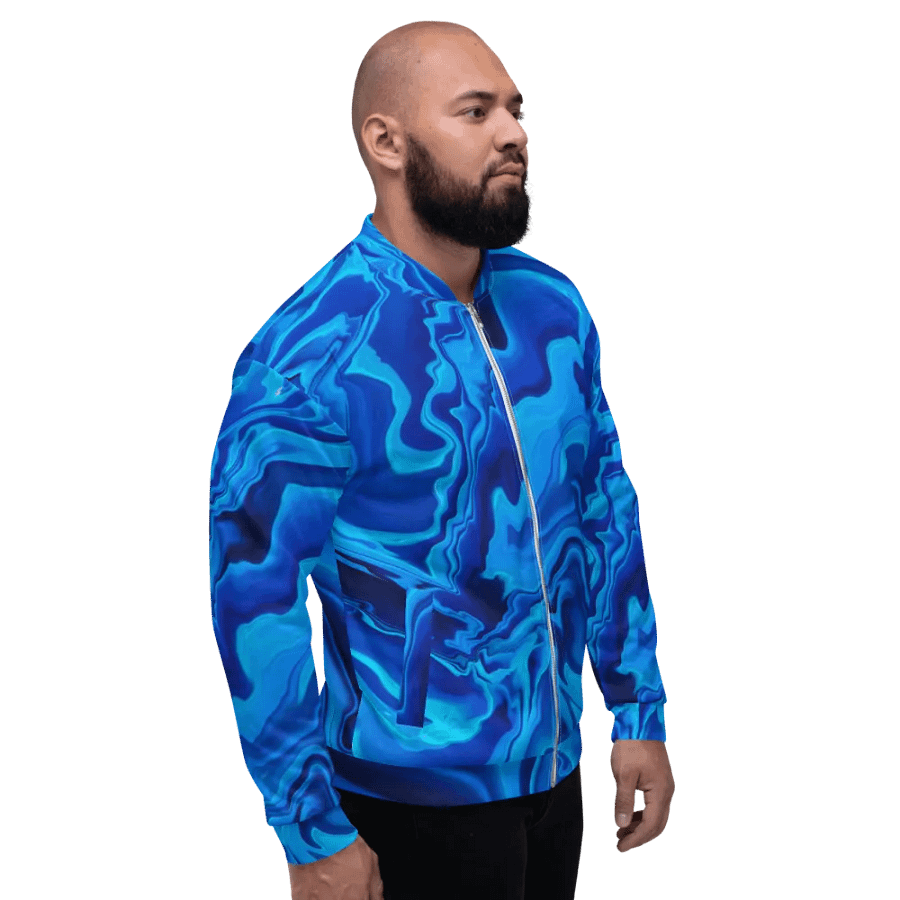 Oceanic currents Bomber jacket product image (5)