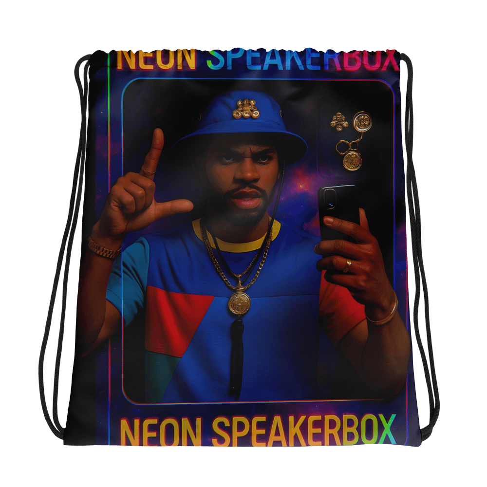NEON SPEAKERBOX Drawstring Bag product image (1)