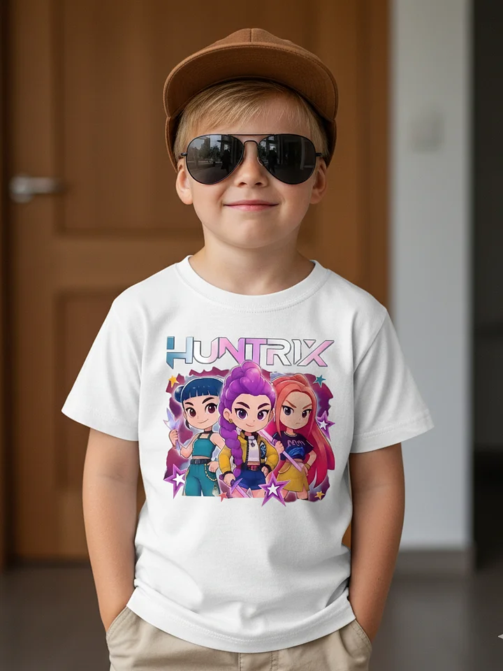 Youth Classic Tee Kpop Demon Hunters Rumi Zoey Mira Graphic product image (1)