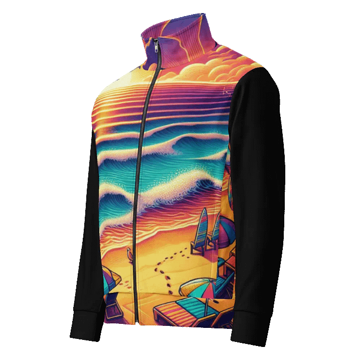 Sunset Serenity Recycled Track Jacket | AI Design product image (1)