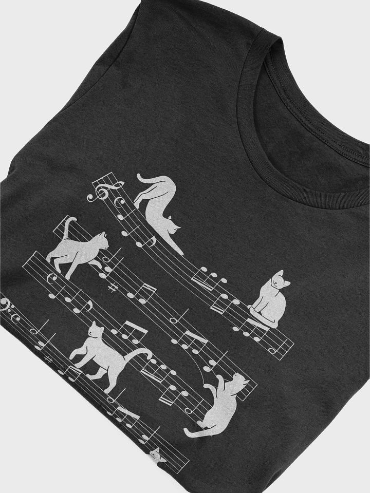 Cats Playing With Musical Notes T-Shirt product image (42)