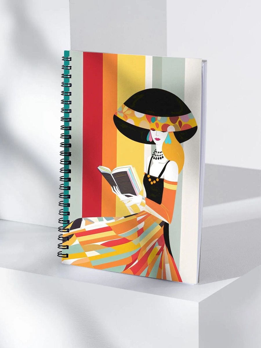Chic Reader's Retreat Spiral Notebook product image (4)