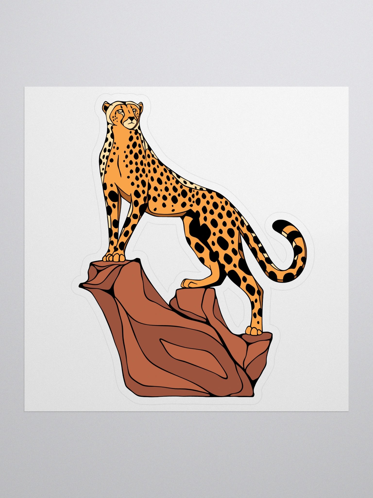 The Gaze Of The Hunt - Large Kiss Cut Sticker product image (1)