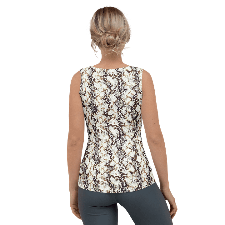 Beige Snake Skin Tank Top product image (2)