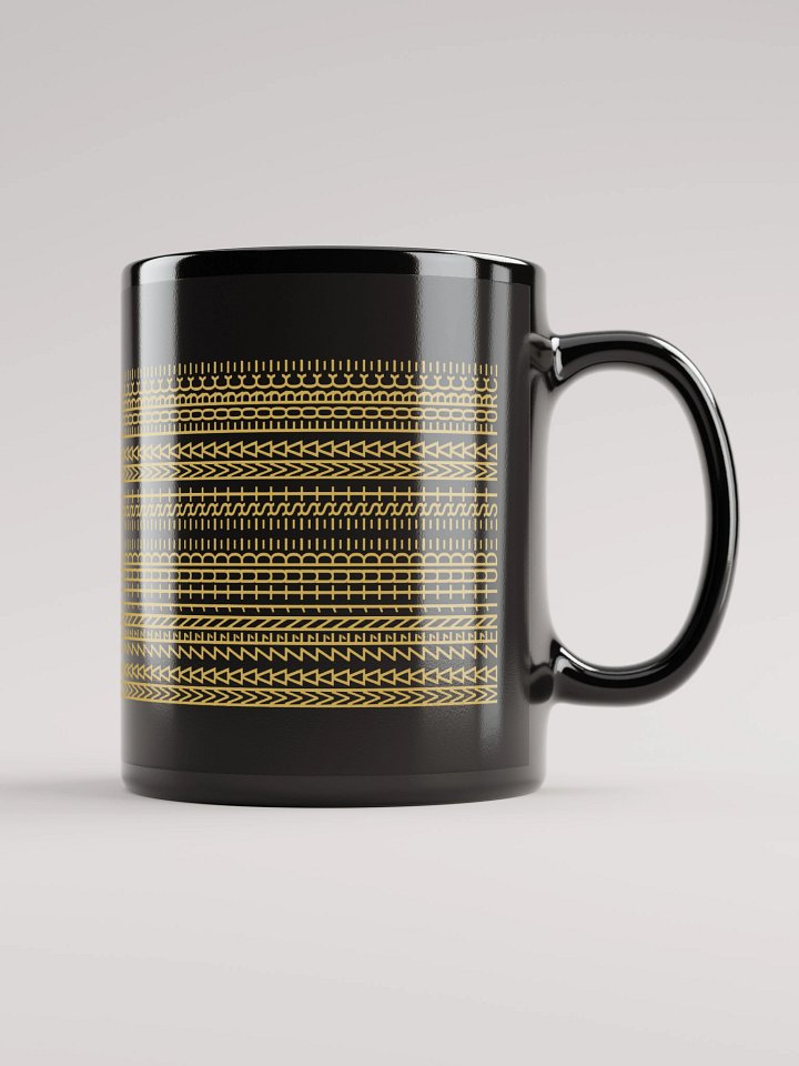 Mug Noir Codé Zen Doré - Ma Zénitude est ma Force - Cadeau Chic product image (1)