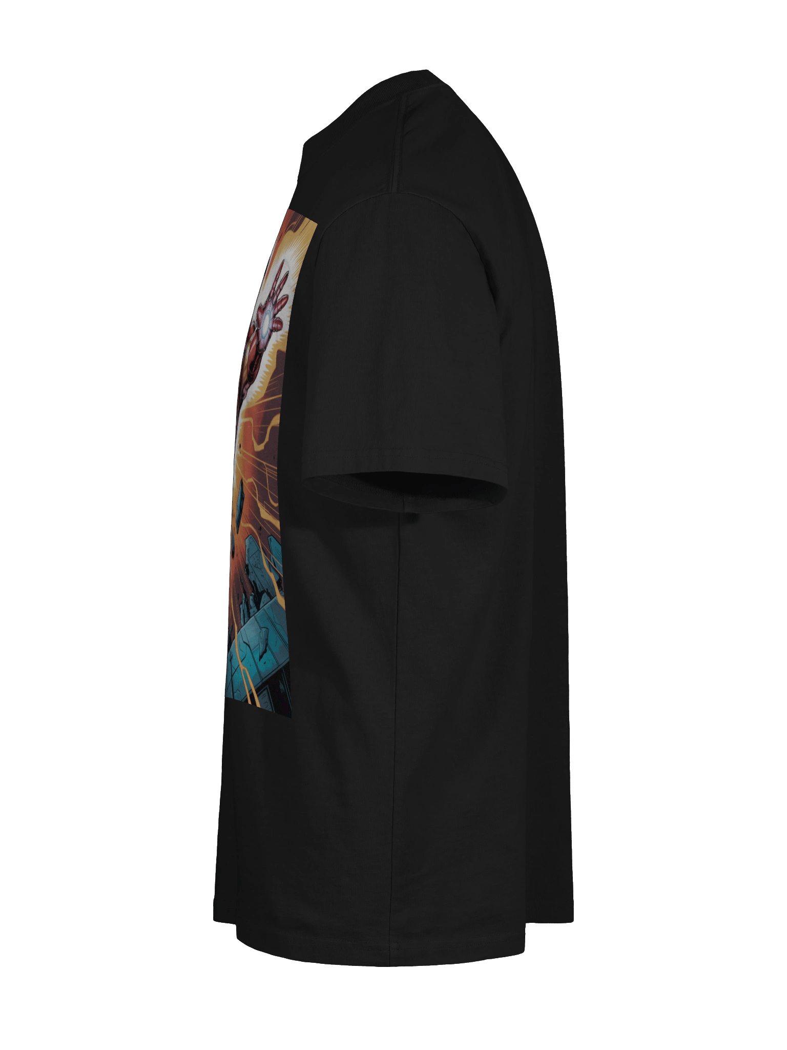 Iron Man Repulsor Eclipse Oversized Faded T-Shirt product image (10)